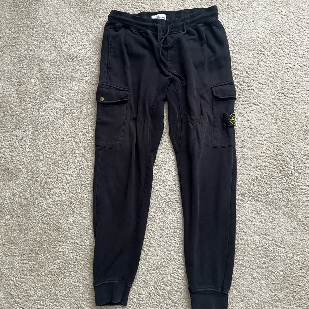 Stone Island Black sweatpants size L